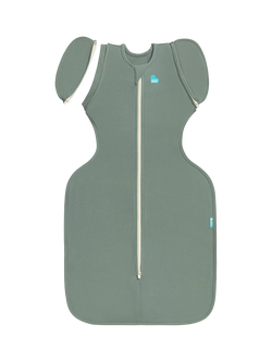 Love to Dream Swaddle Up Transition Baby Sleeping Bag, 1.0 Tog, Olive, Medium, Olive
