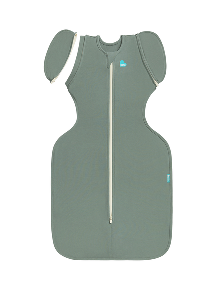 Love to Dream Swaddle Up Transition Baby Sleeping Bag, 1.0 Tog, Olive, Olive