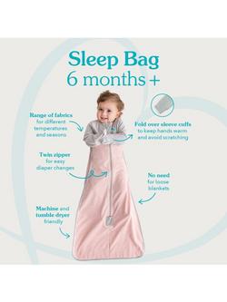 Love to Dream Baby Sleeping Bag, 2.5 Tog - view 2, Storm Blue