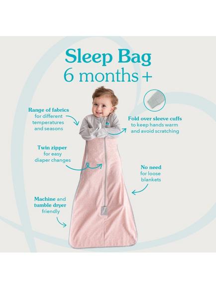 Love to Dream Baby Sleeping Bag, 2.5 Tog - view 2, Storm Blue