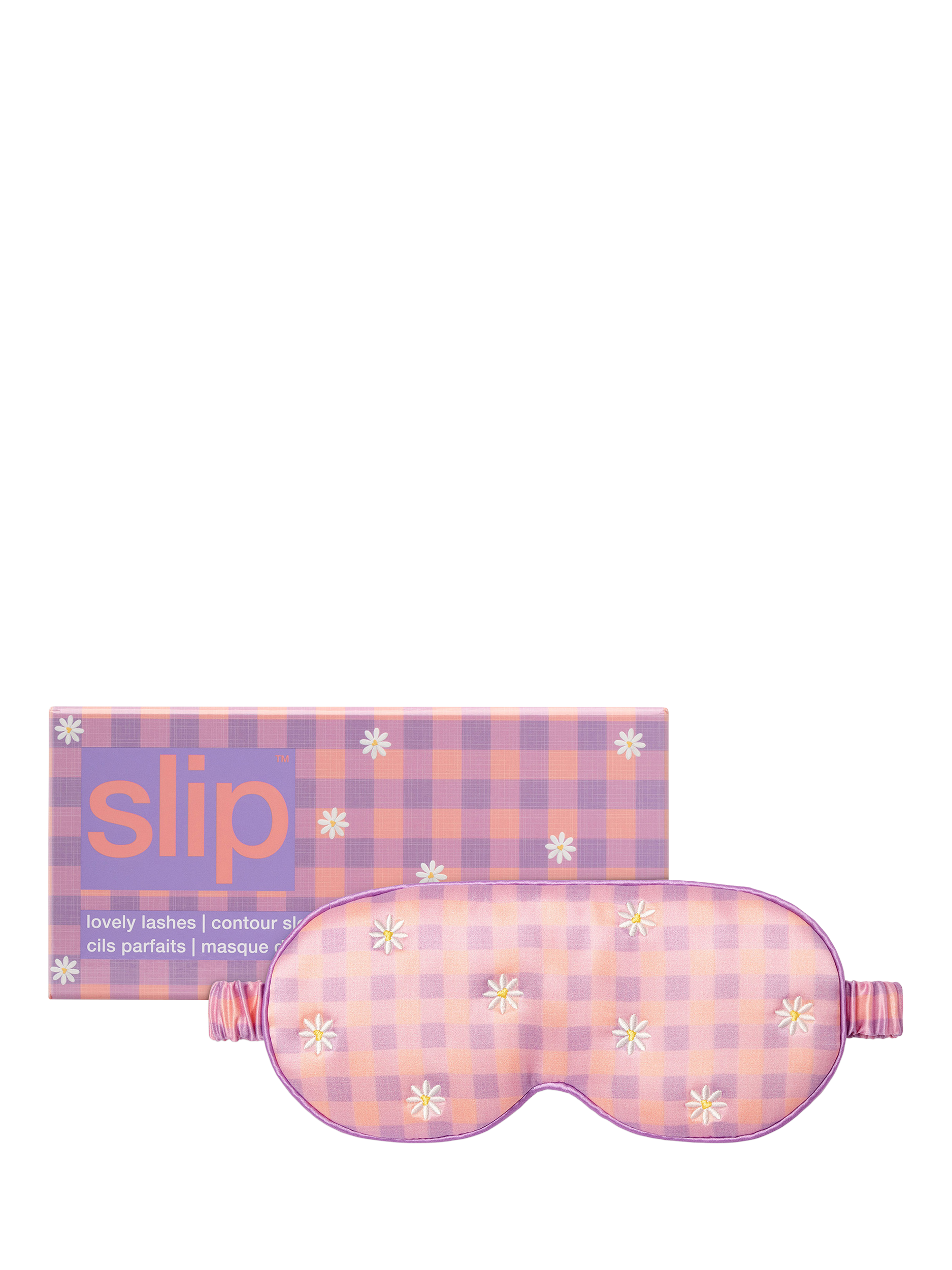 Product image 1 of 6, which shows Slip® Lovely Lashes Contour Sleep Mask, Posie