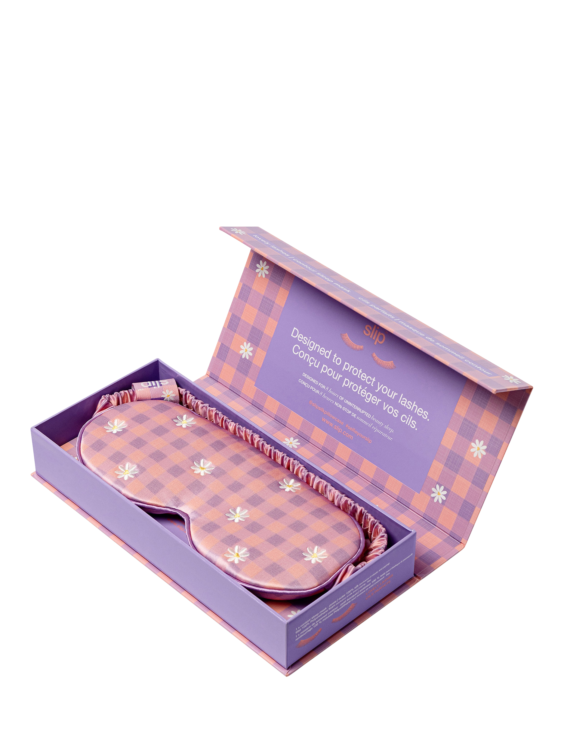 Product image 3 of 6, which shows Slip® Lovely Lashes Contour Sleep Mask, Posie