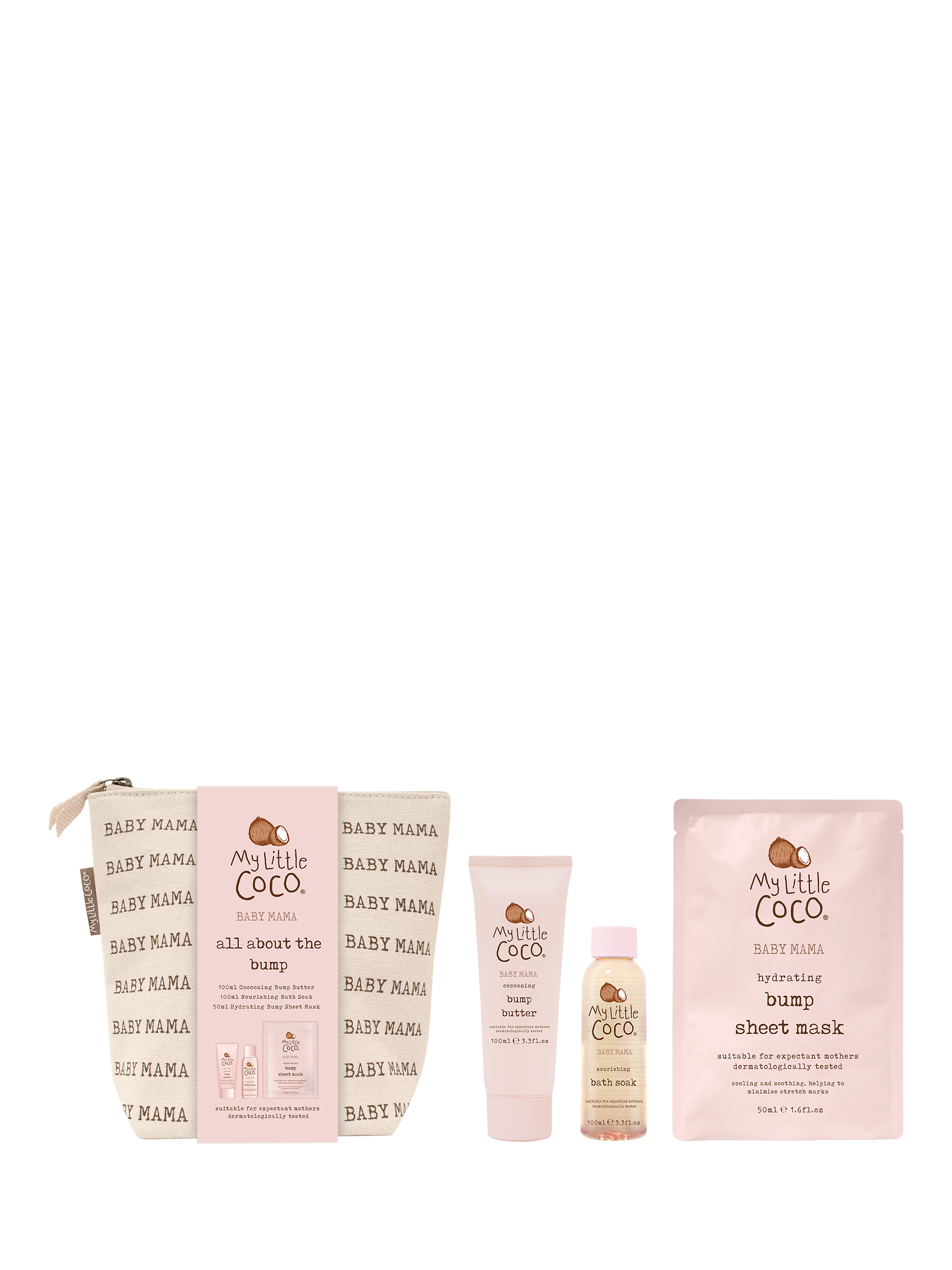 Product image 2 of 2, which shows My Little Coco Baby Mama Wash Bag Gift Set
