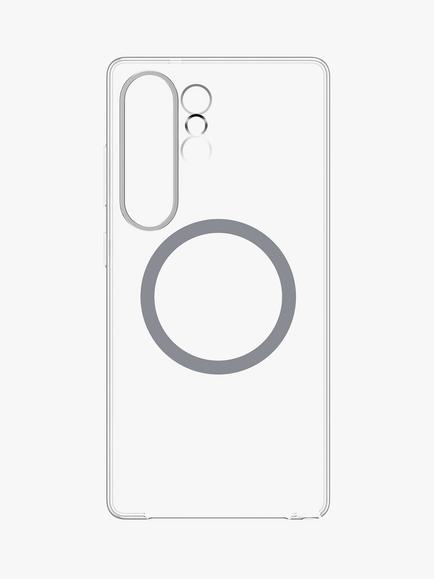 Samsung Galaxy S25 Ultra Magnet Clear Case, Transparent