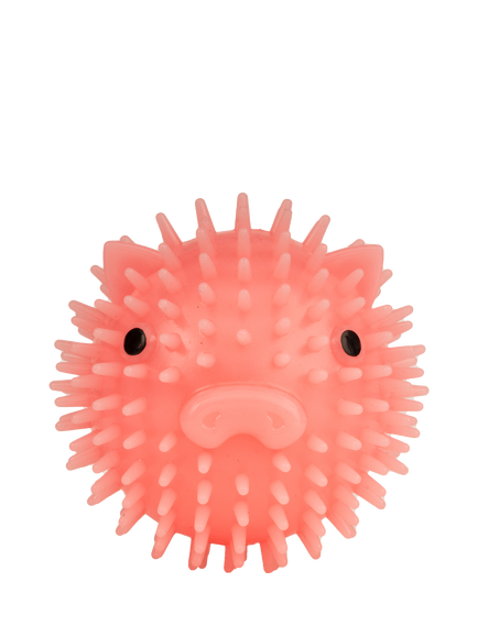 Kikkerland Kobe Piggy Dog Ball, Pink, Pink