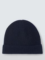 John Lewis Ribbed Cashmere Beanie Hat