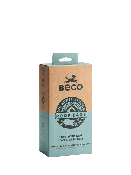 Beco Pets Mint Scented Dog Poop Bags, Pack of 270, Multi