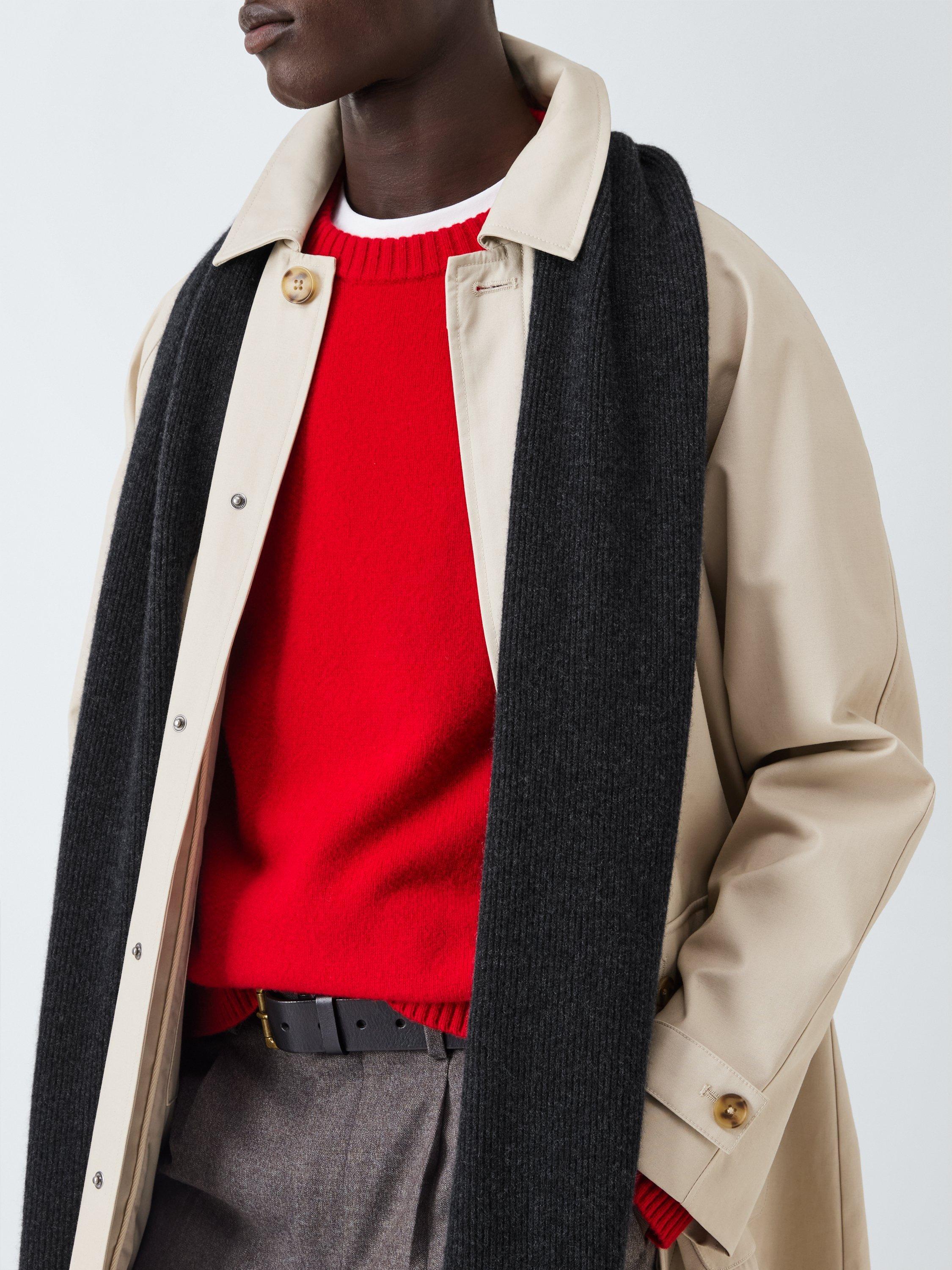 Product image 7 of 7, which shows John Lewis Cashmere Scarf, Charcoal