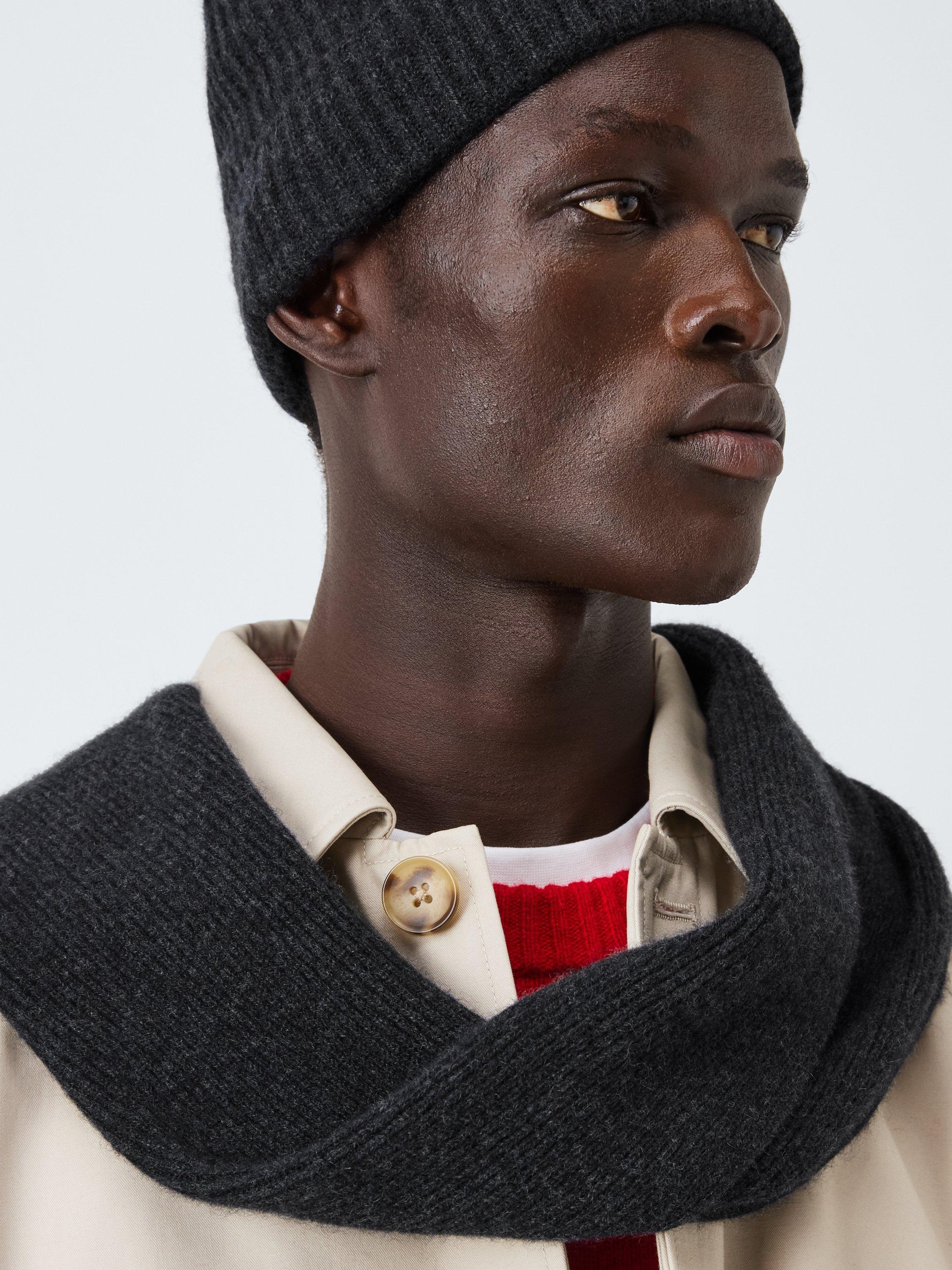 Product image 6 of 7, which shows John Lewis Cashmere Scarf, Charcoal