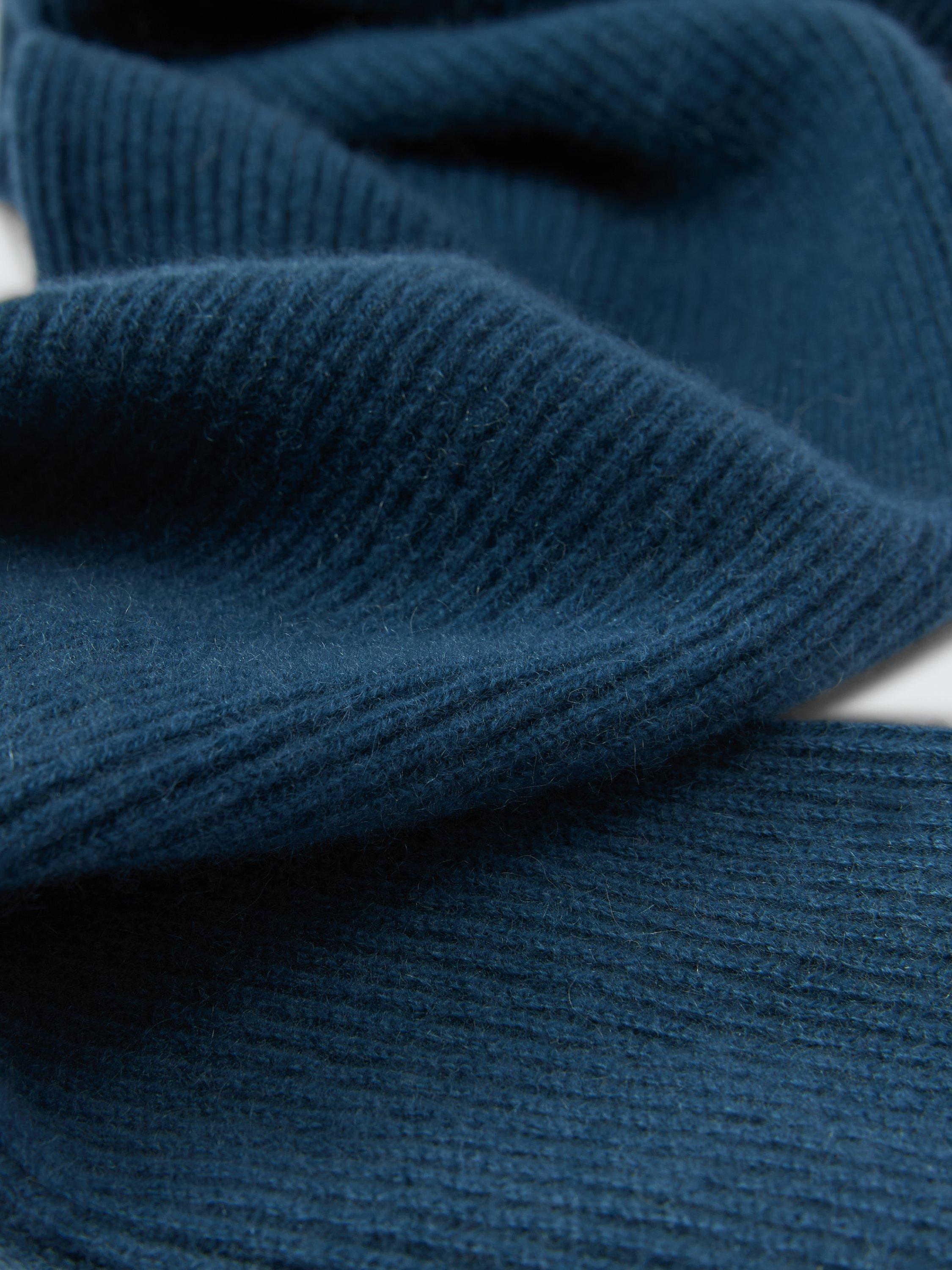 Product image 4 of 6, which shows John Lewis Cashmere Scarf, Indigo Blue