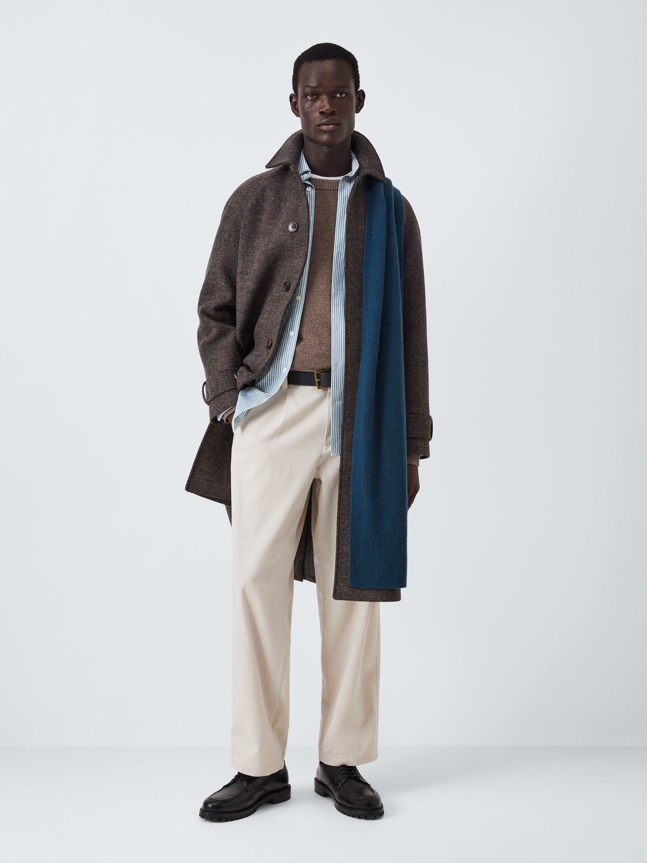 Product image 6 of 6, which shows John Lewis Cashmere Scarf, Indigo Blue