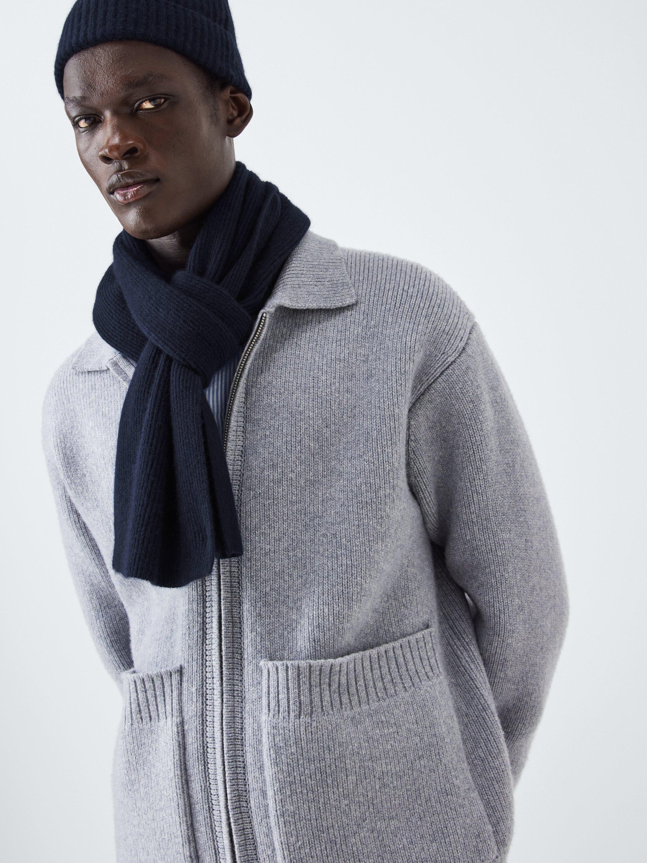 Product image 5 of 7, which shows John Lewis Cashmere Scarf, Navy