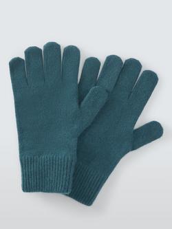 John Lewis Cashmere Gloves, Teal