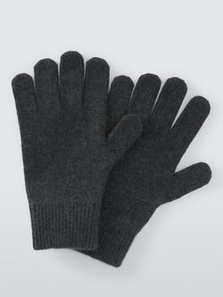 John Lewis Cashmere Gloves, Charcoal