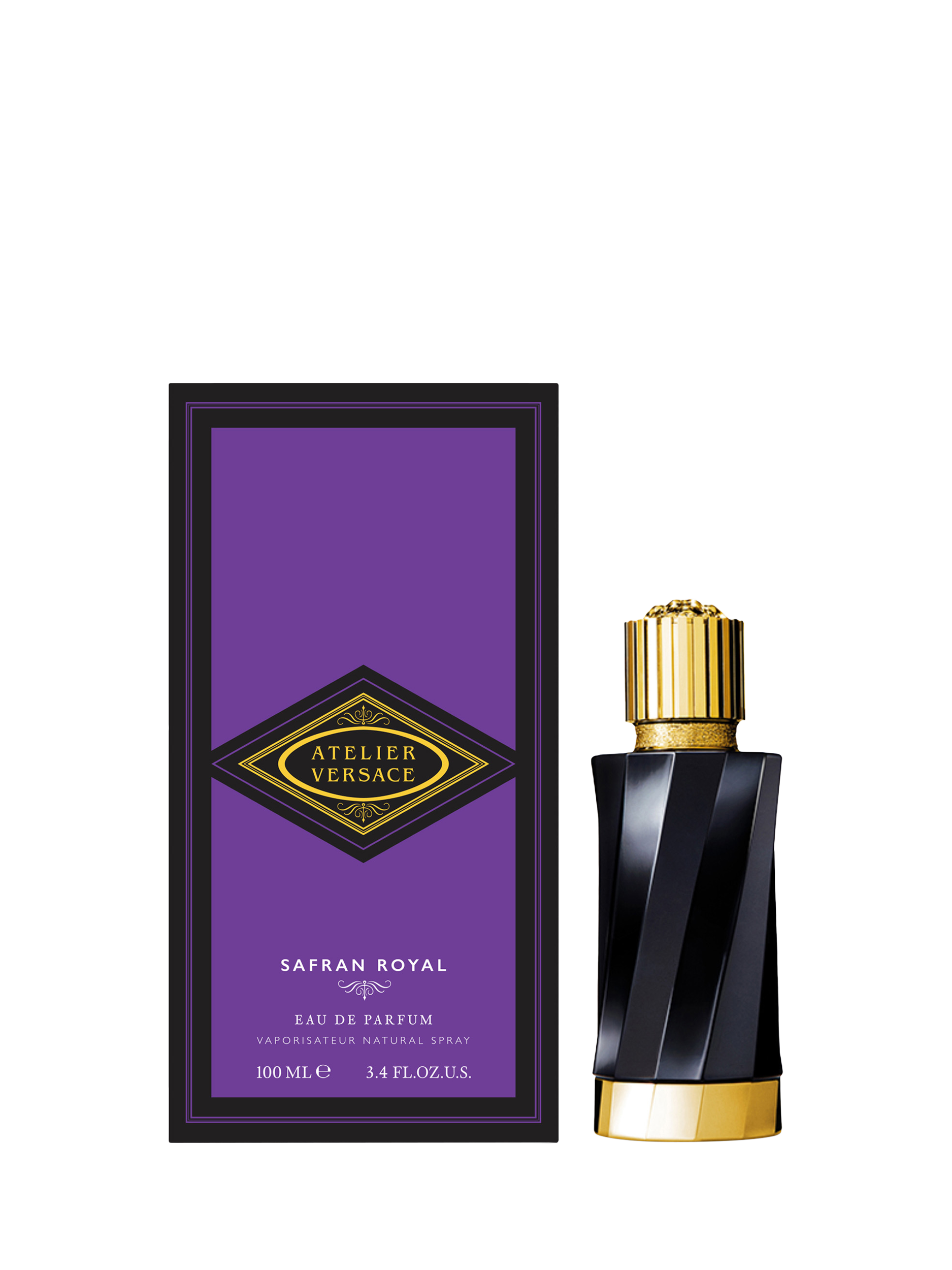 Product image 2 of 3, which shows Atelier Versace Safran Royal Eau de Parfum, 100ml