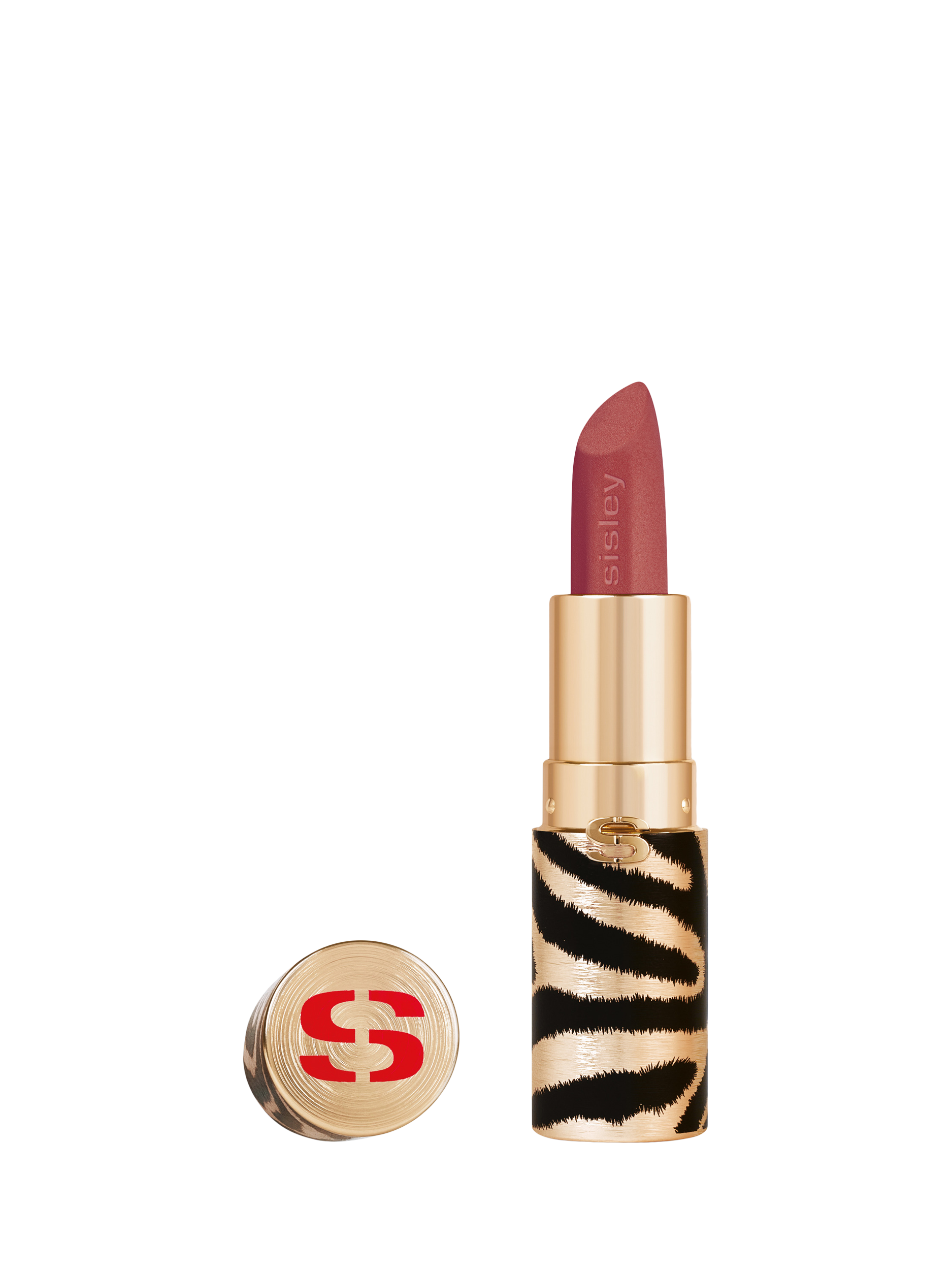 Product image 1 of 7, which shows Sisley-Paris Phyto-Rouge Velvet Lipstick, 11 Beige Bloom