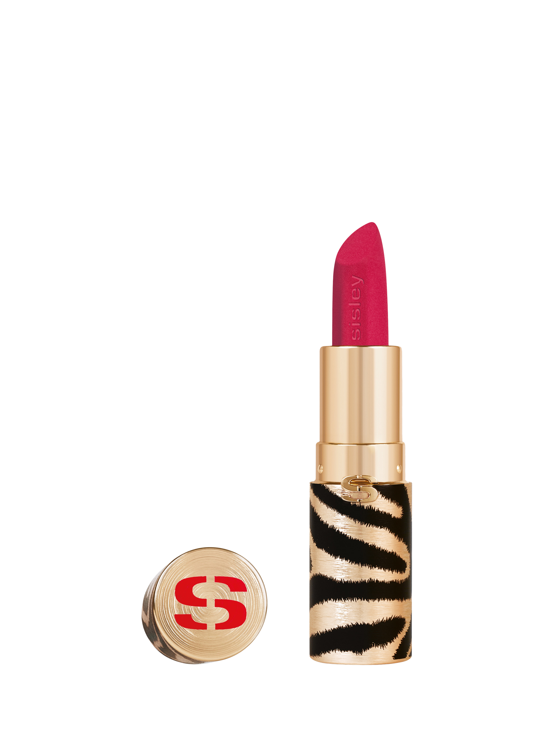 Product image 1 of 7, which shows Sisley-Paris Phyto-Rouge Velvet Lipstick, 22 Rose Punch