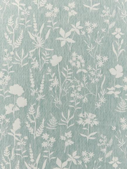 John Lewis Fiorella Made to Measure Curtains or Roman Blind, Duck Egg Sage, Duck Egg Sage