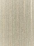 John Lewis Rustic Fine Stripe Made to Measure Curtains or Roman Blind, Myrtle Green