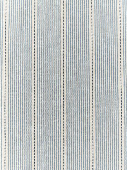John Lewis Rustic Fine Stripe Made to Measure Curtains or Roman Blind, Lake Blue, Lake Blue