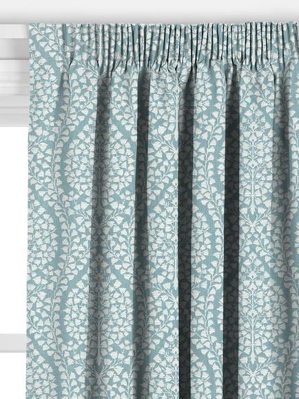 John Lewis Vivianna Made to Measure Curtains or Roman Blind, Blue - view 2, Blue