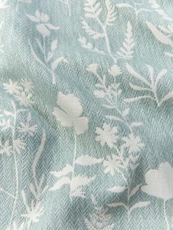 John Lewis Fiorella Furnishing Fabric - view 2, Duck Egg Sage