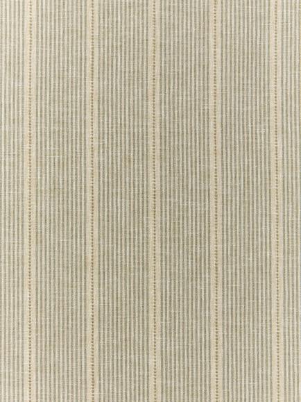 John Lewis Rustic Fine Stripe Furnishing Fabric, Myrtle Green