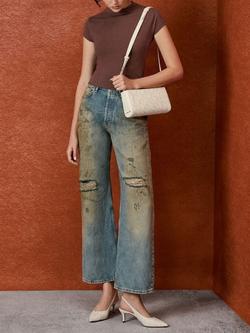 CHARLES & KEITH Ivette Woven Shoulder Bag, Cream - view 2, Cream