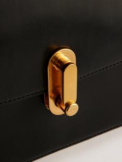 Ted Baker Kkaysa Polished Leather Small Cross Body Bag - view 2, Black