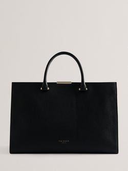 Ted Baker Rosane Bar Detail Medium Tote Bag, Black, Black