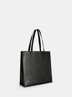 Ted Baker Soocon Crosshatch Large Icon Bag, Black, Black