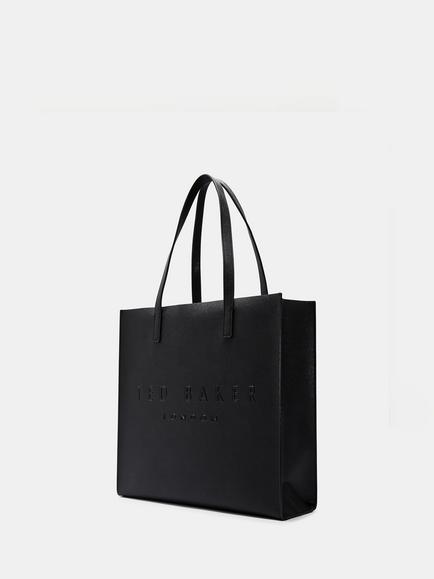 Ted Baker Soocon Crosshatch Large Icon Bag, Black - view 2, Black