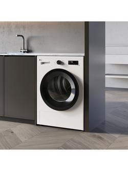 LG RHX1009NWK Freestanding Heat Pump Tumble Dryer, 9kg Load, White - view 2, White
