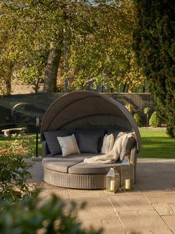 Pacific Bermuda Woven Garden Day Bed - view 2, Slate