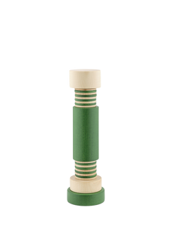 Alessi Twergi Beech Wood Salt/Pepper Mill, Green, 