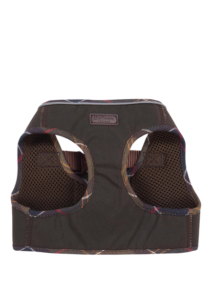 Barbour Waxed Cotton Step In Dog Harness, Multi, Multi