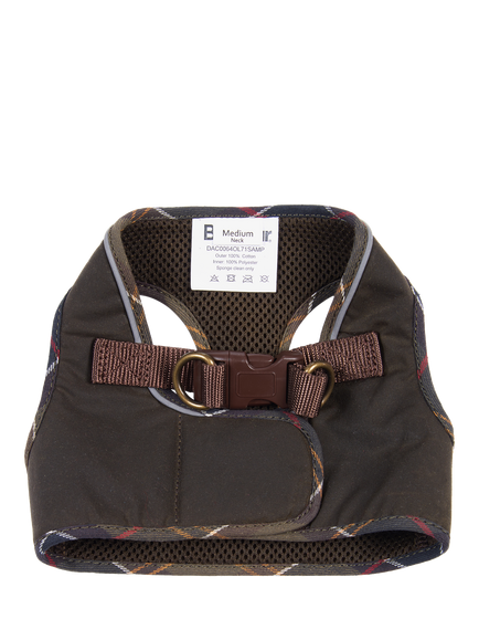 Barbour Waxed Cotton Step In Dog Harness, Multi - view 2, Multi
