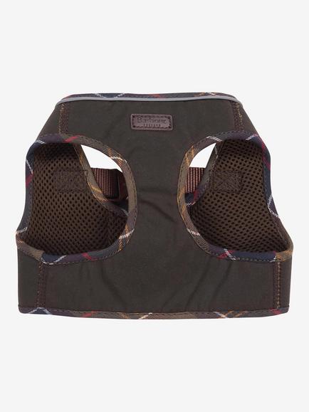 Barbour Waxed Cotton Step In Dog Harness, Multi, Small, Multi