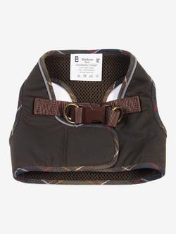 Barbour Waxed Cotton Step In Dog Harness, Multi, Small - view 2, Multi