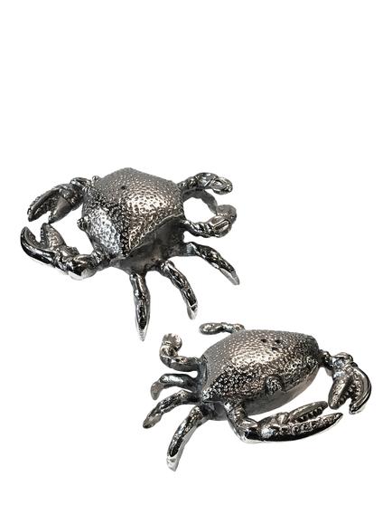 Culinary Concepts Aluminium Crab Salt and Pepper Cruet Set, 