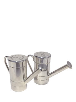 Culinary Concepts Watering Can Silver-Plated Salt and Pepper Set, 