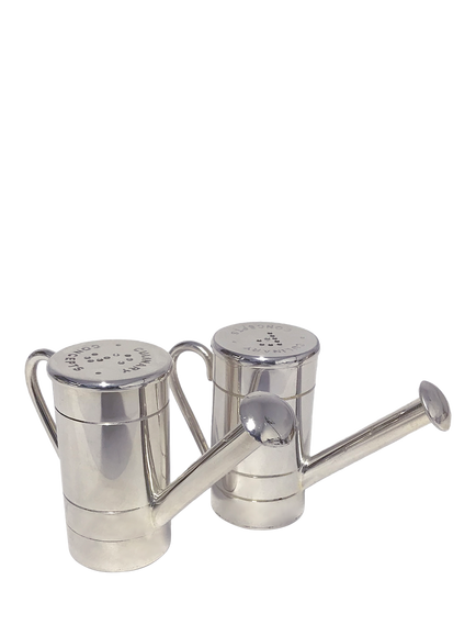 Culinary Concepts Watering Can Silver-Plated Salt and Pepper Set, 