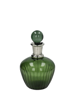 Culinary Concepts Emerald Glass Brandy Decanter, 1L, Green, Green