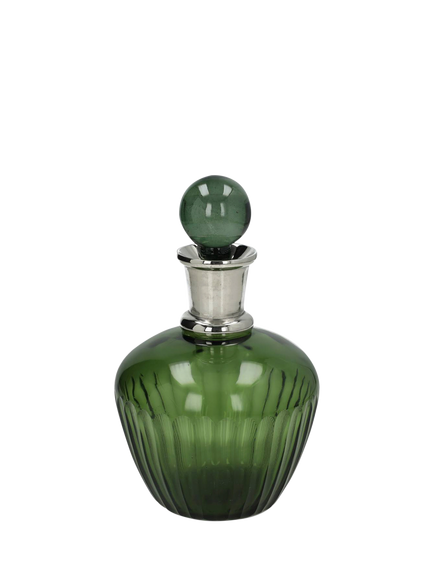 Culinary Concepts Emerald Glass Brandy Decanter, 1L, Green, Green