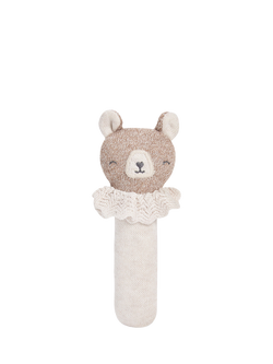Avery Row Brave Bear Rattle Soft Toy, Multi