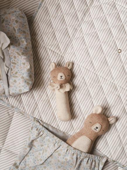 Avery Row Brave Bear Rattle Soft Toy - view 2, Multi