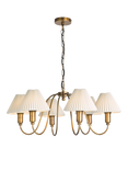 John Lewis Candelabra 6 Arm Ceiling Light, Antique Bronze