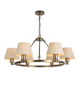 Industrial Hoop Pendant 6 Light