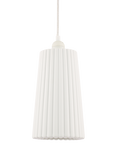 John Lewis Ripple Porcelain Easy-to-Fit Ceiling Shade, White