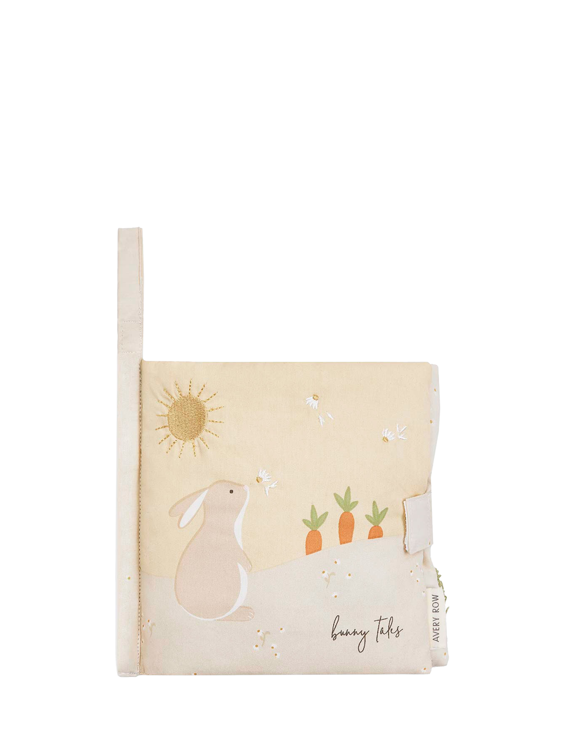 Avery Row Bunny Tales Fabric Baby Book